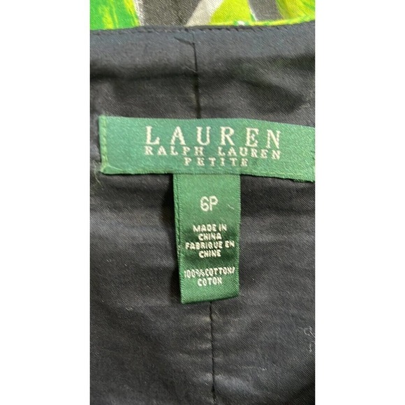 LAUREN‎ RALPH LAUREN BYRON FLORAL PRINT KNEE LENGTH LINED SKIRT SIZE 6P - Picture 5 of 5